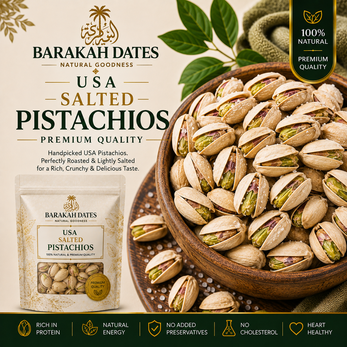 Barakah USA Salted Pistachios