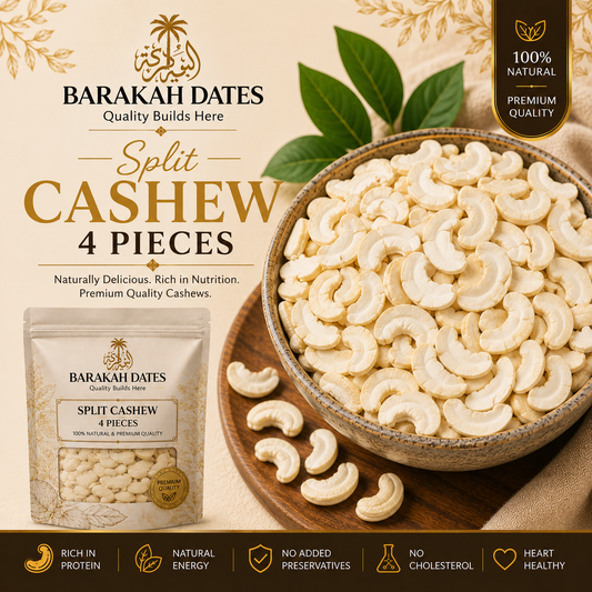 Barakah Split Cashew - 4 Pieces