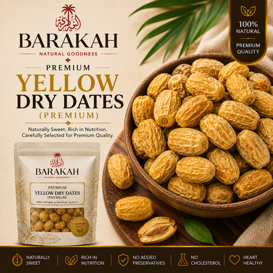 Barakah Yellow Dry Dates (Premium)