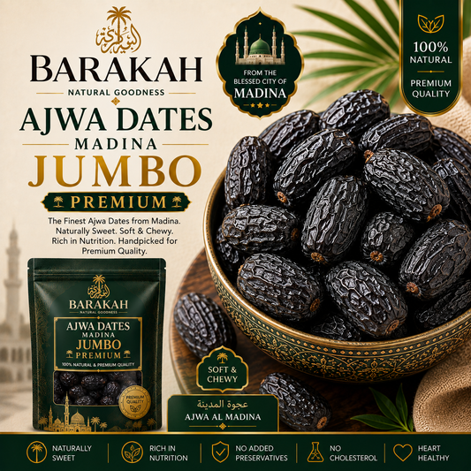Barakah Ajwa Dates Madina Jumbo