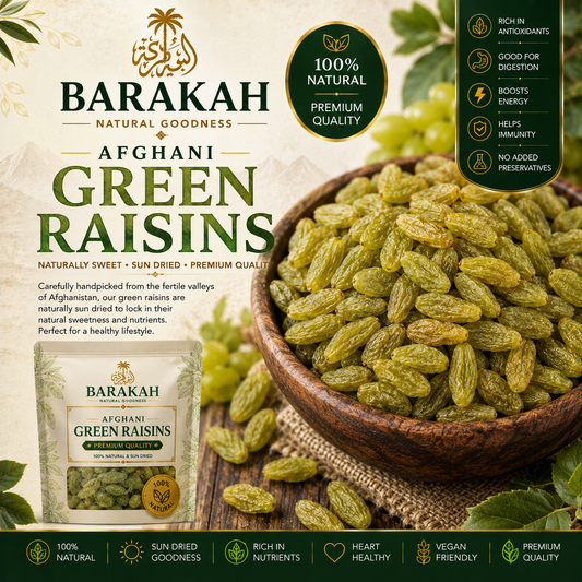 Barakah Afghani Green Raisins