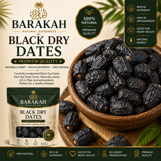 Barakah Black Dry Dates